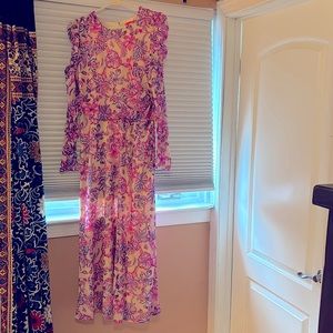Lilly Pulitzer stretch knit/mesh cocktail dress.